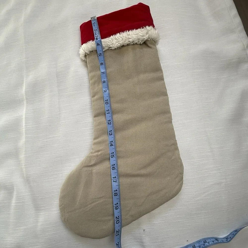 Pottery Barn Kids Deer Woodland Christmas Stocking